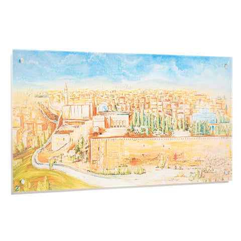 Painted Colored Yerushalayim by Zelda