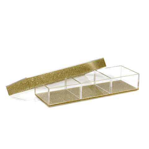 Lucite Divider Sectional Tray (3 Medium)